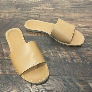 Madewell The Boardwalk Post Slide Sandal Size 7.5